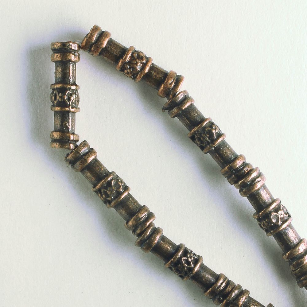 Pewter Beads, Copper Plated - 8 Strand – Jennifer Wiles Studio