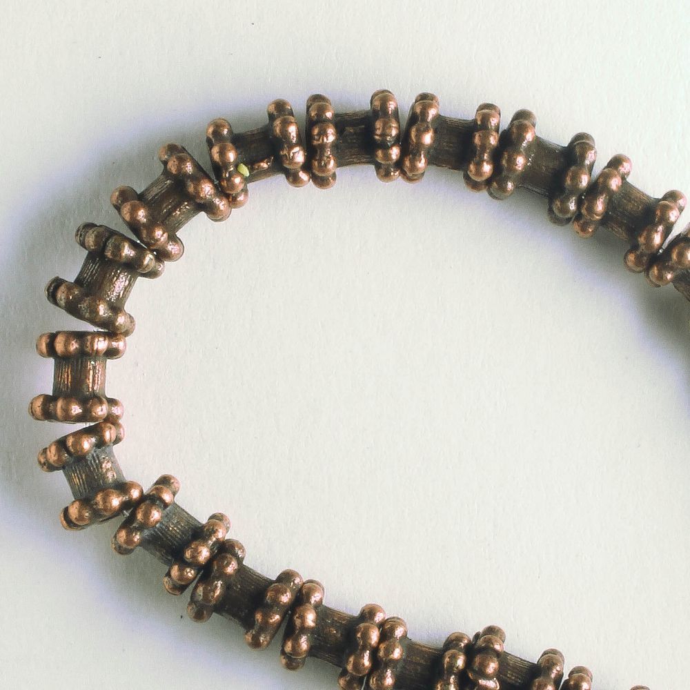 Pewter Beads, Copper Plated - 8 Strand – Jennifer Wiles Studio