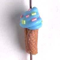 Ice Cream Cone Beads - each