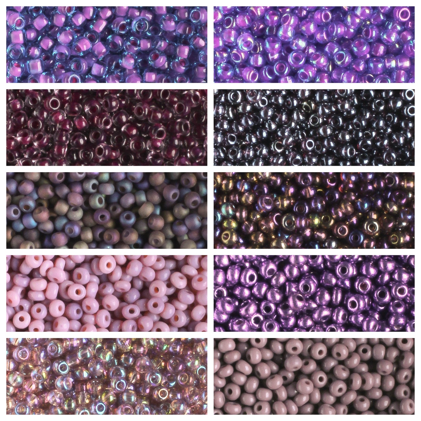 11/0 Czech Seed Bead Collection