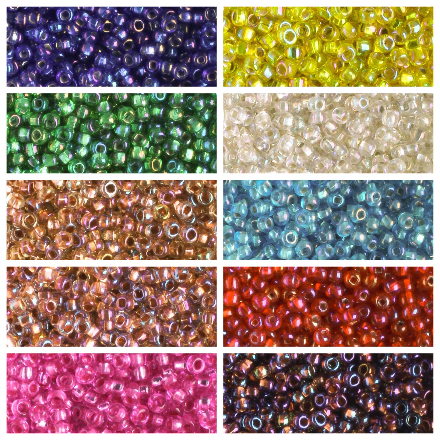 11/0 Czech Seed Bead Collection