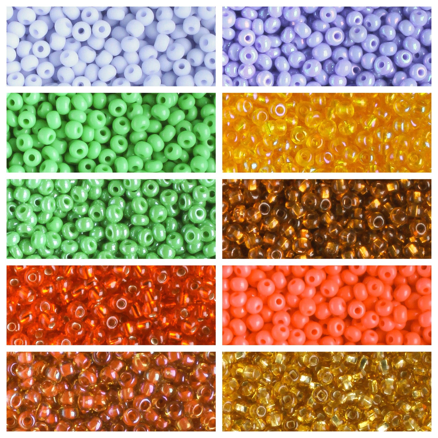 11/0 Czech Seed Bead Collection