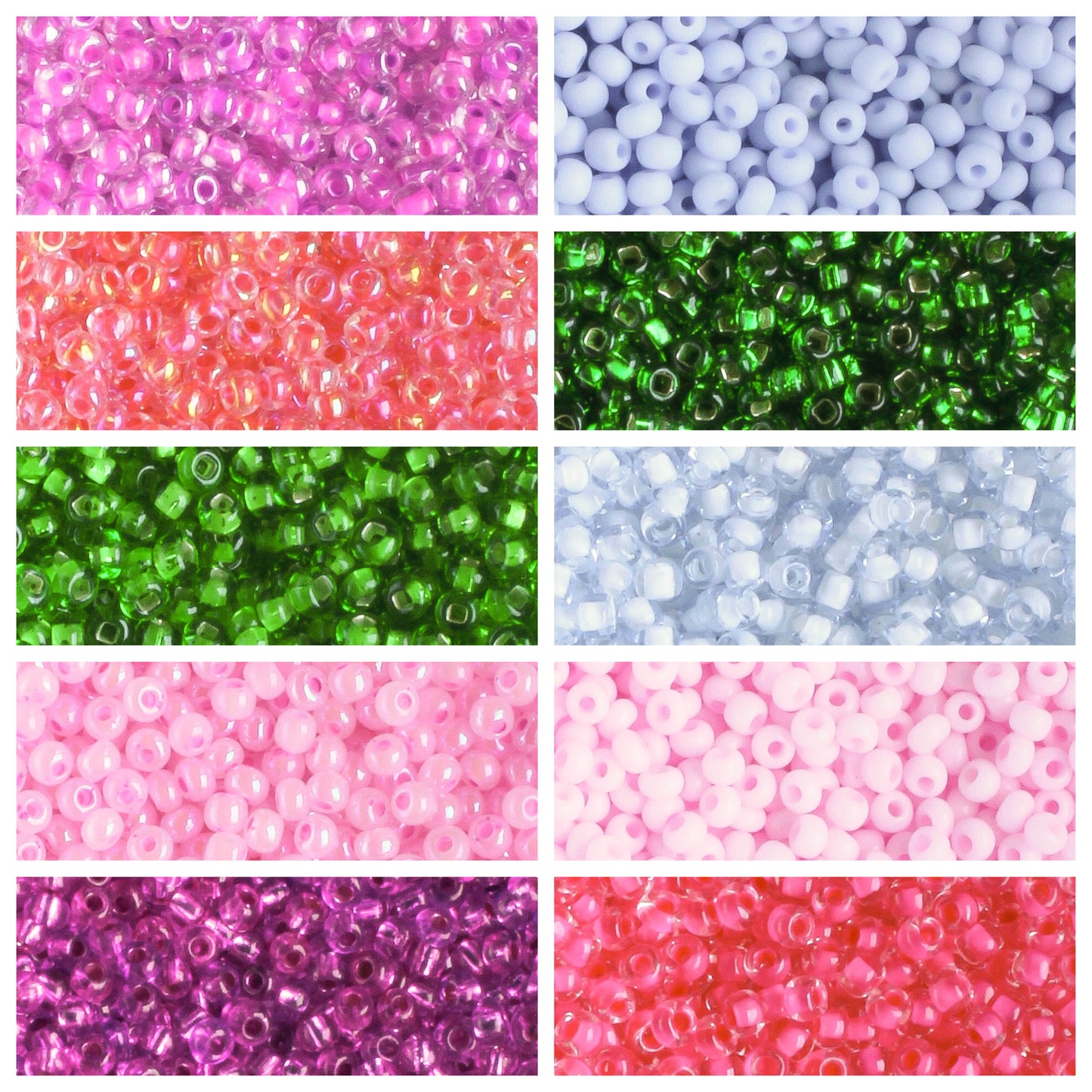 11/0 Czech Seed Bead Collection