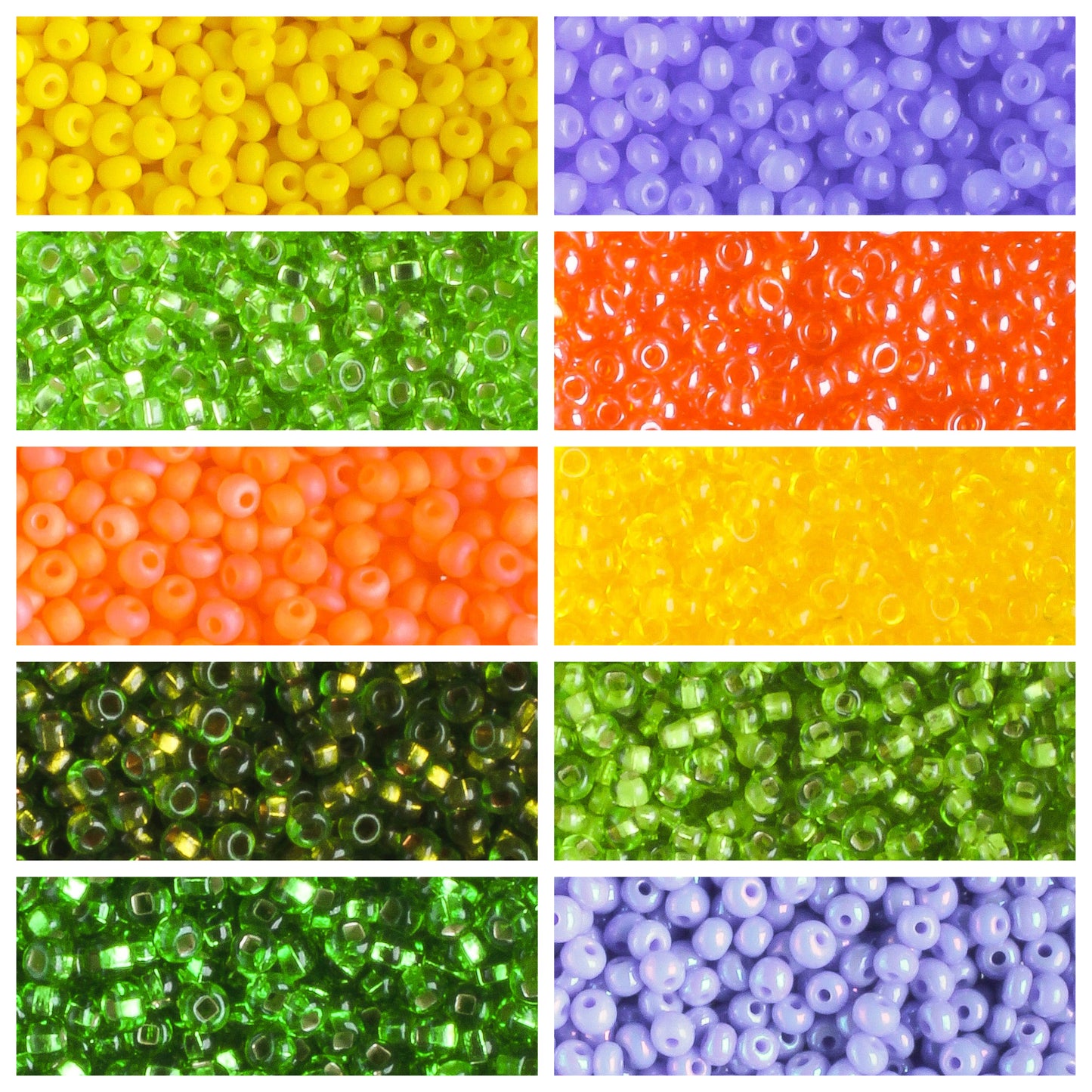 11/0 Czech Seed Bead Collection