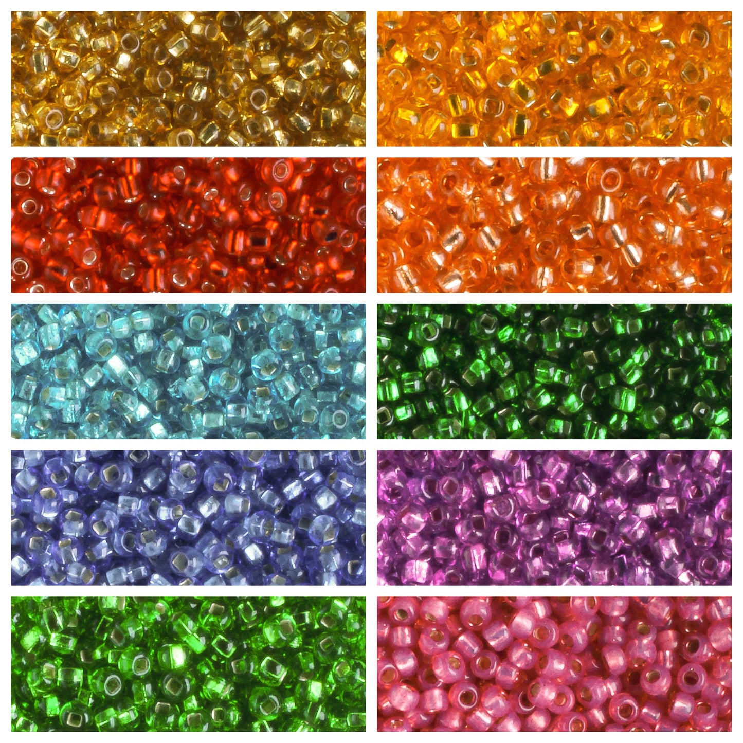 11/0 Czech Seed Bead Collection