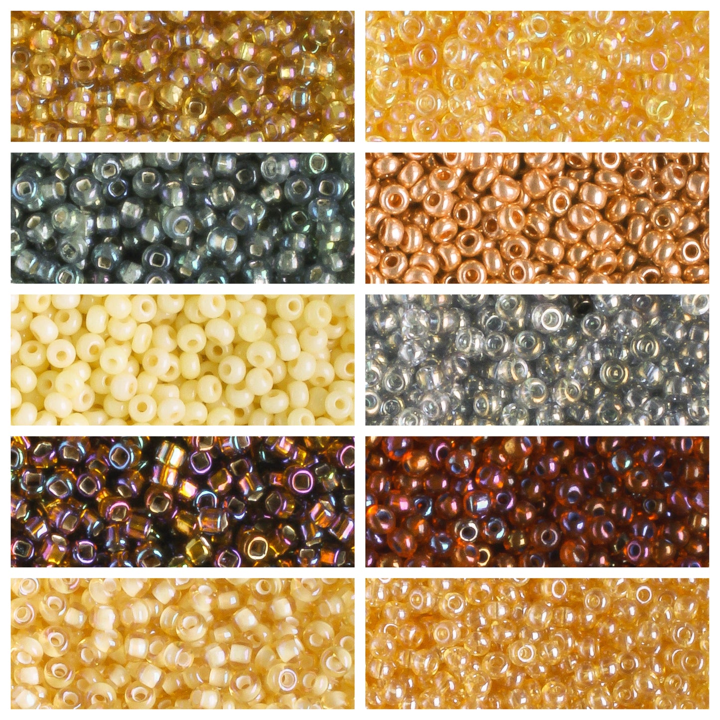 11/0 Czech Seed Bead Collection