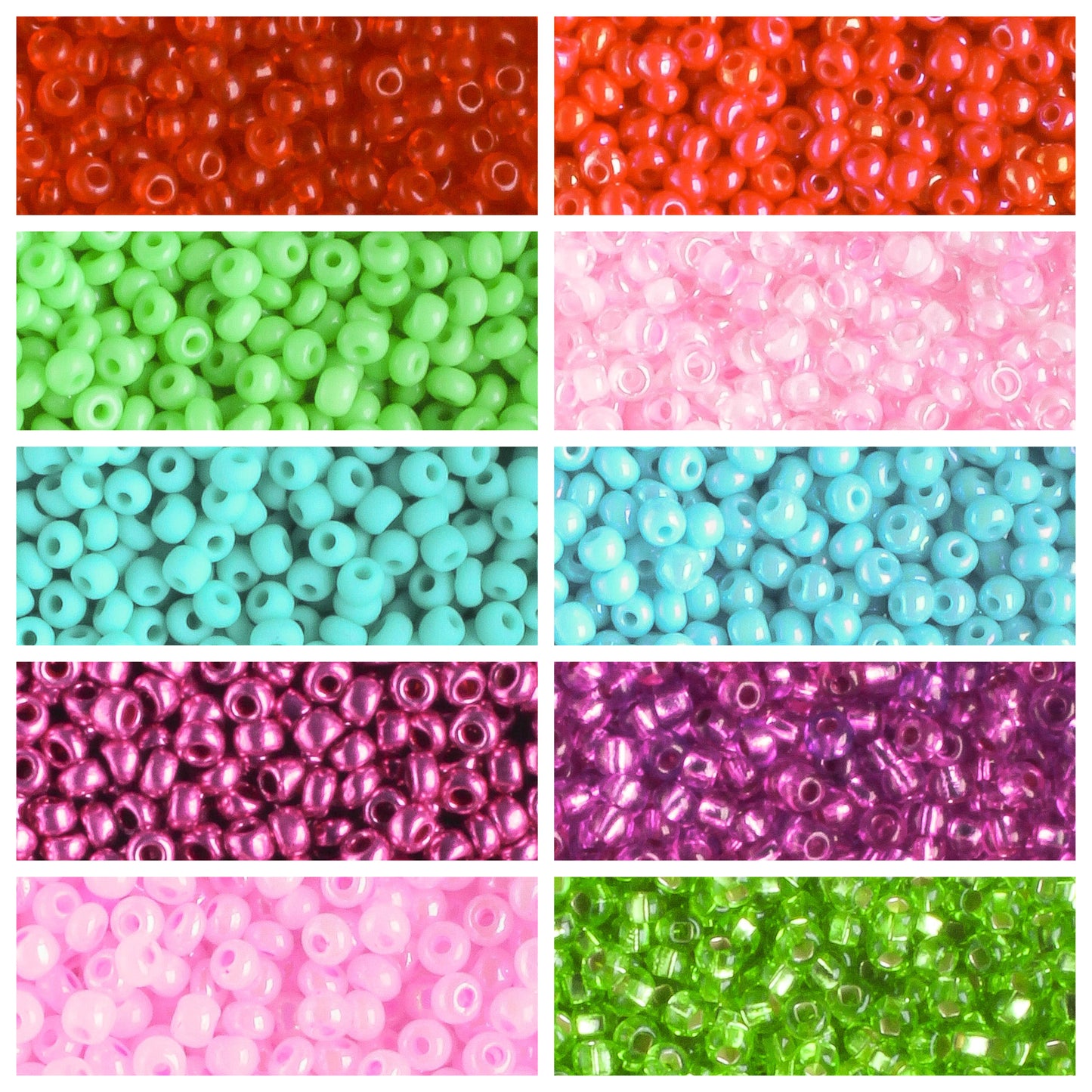 11/0 Czech Seed Bead Collection