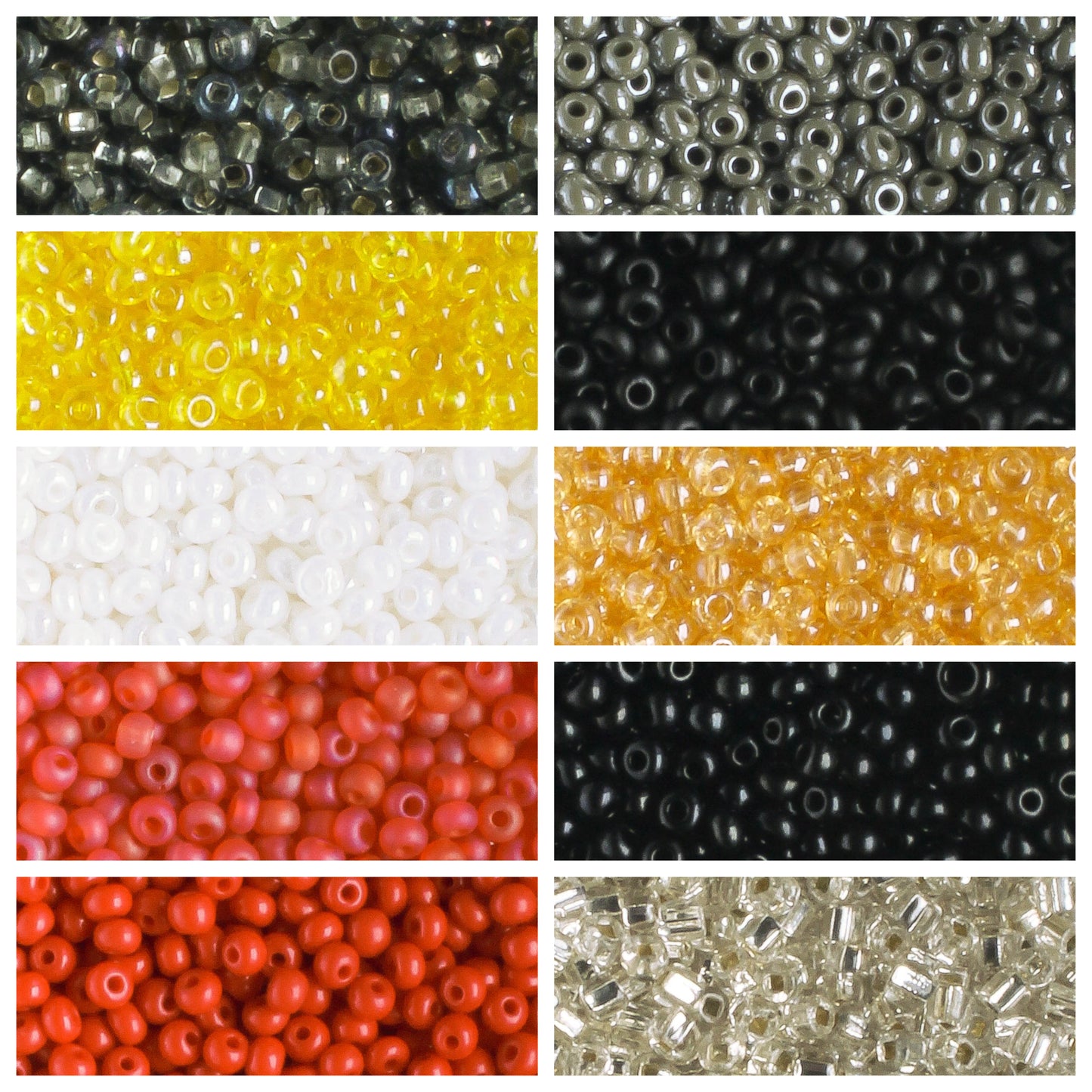 11/0 Czech Seed Bead Collection