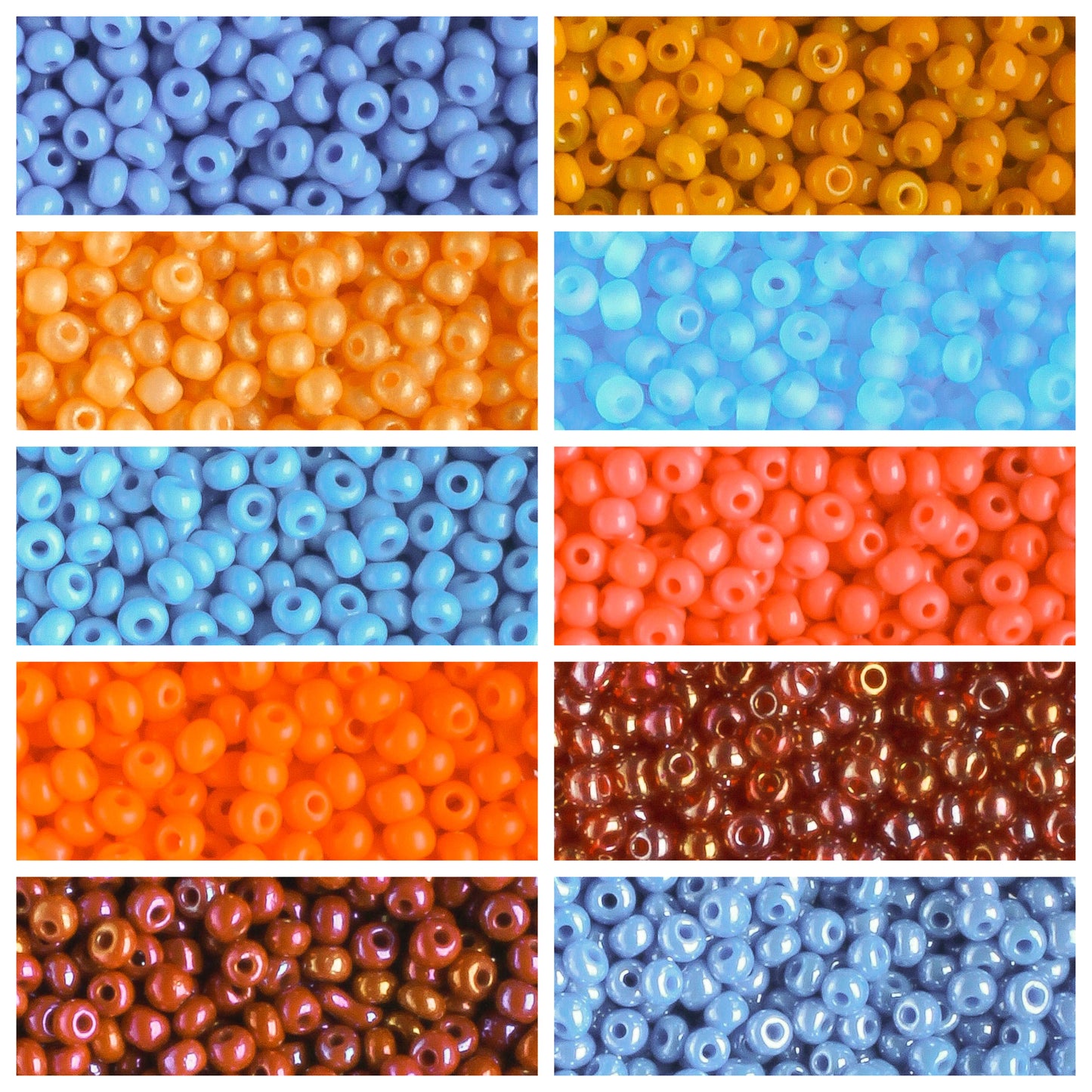 11/0 Czech Seed Bead Collection