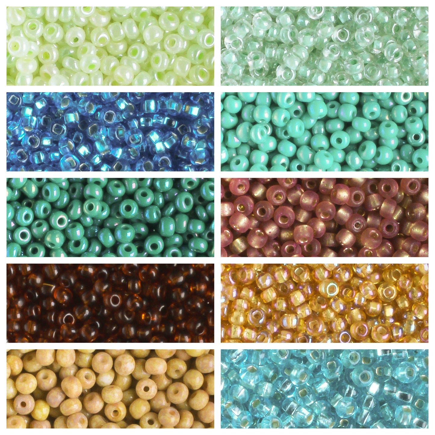 11/0 Czech Seed Bead Collection