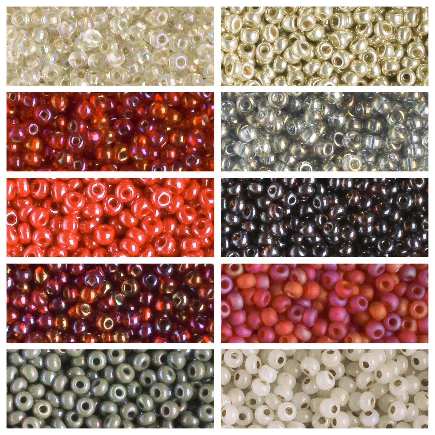 11/0 Czech Seed Bead Collection