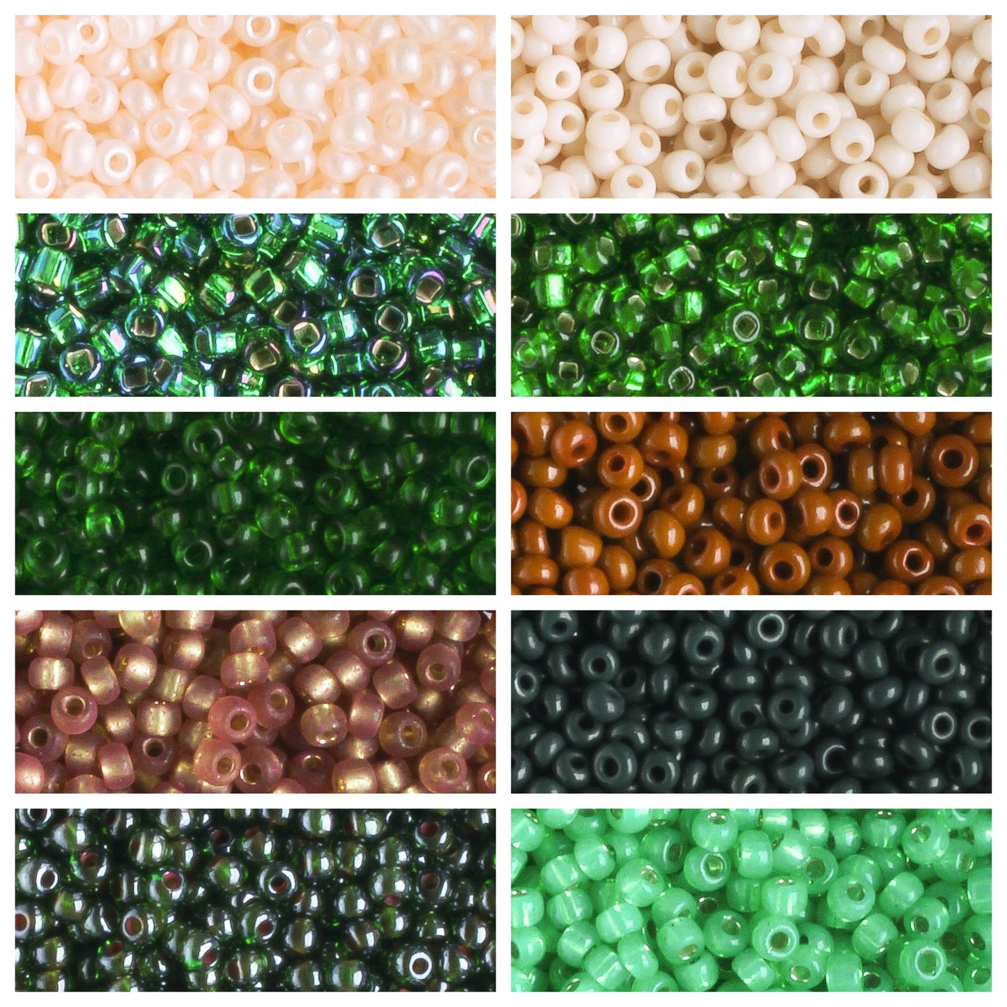 11/0 Czech Seed Bead Collection