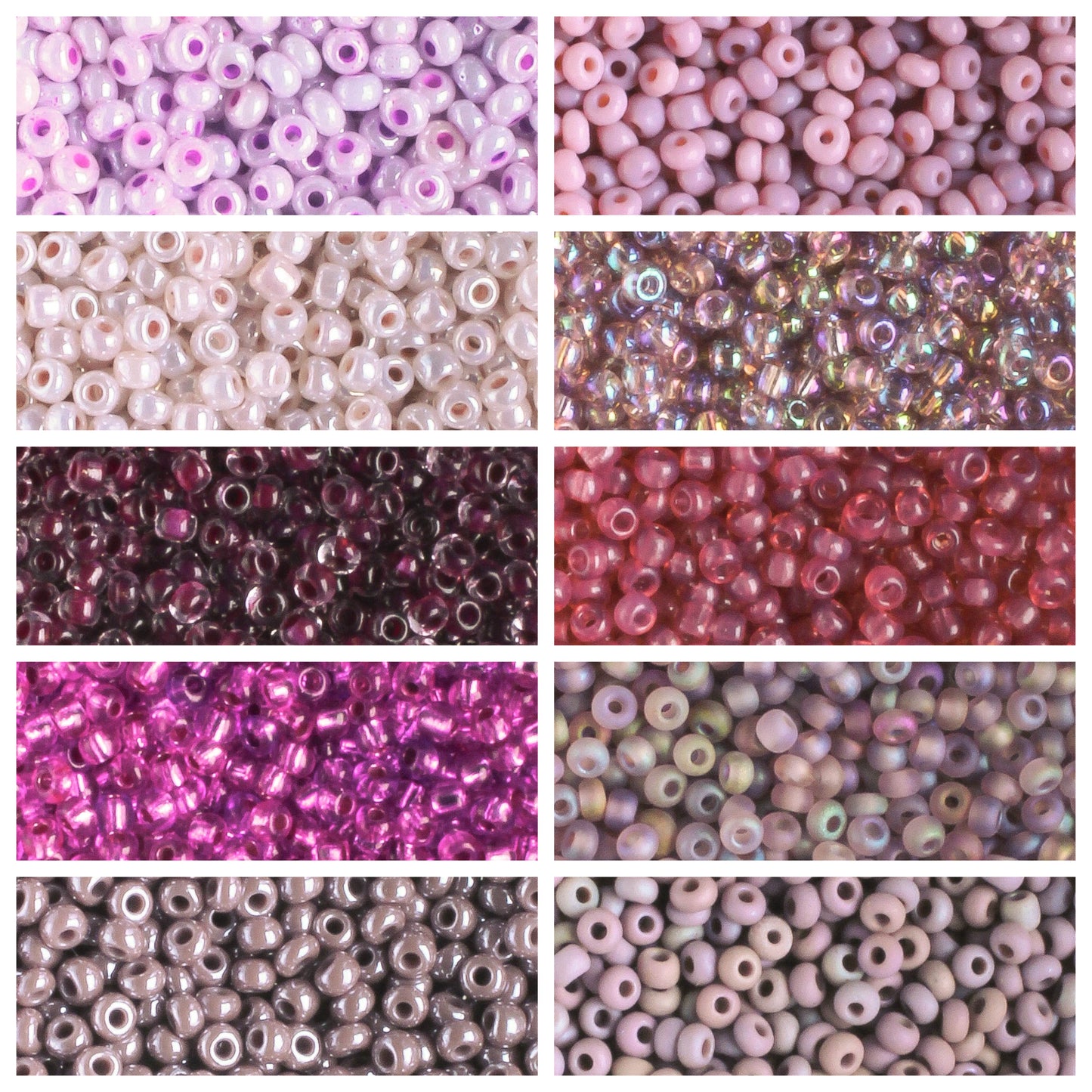 11/0 Czech Seed Bead Collection