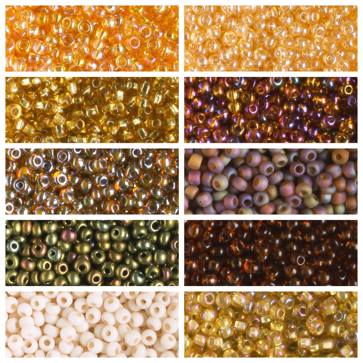 11/0 Czech Seed Bead Collection