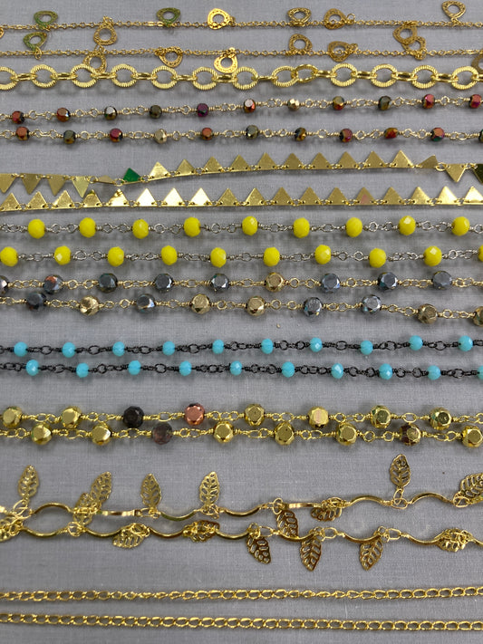 Assorted Chain - at least 12" long - 10 pieces