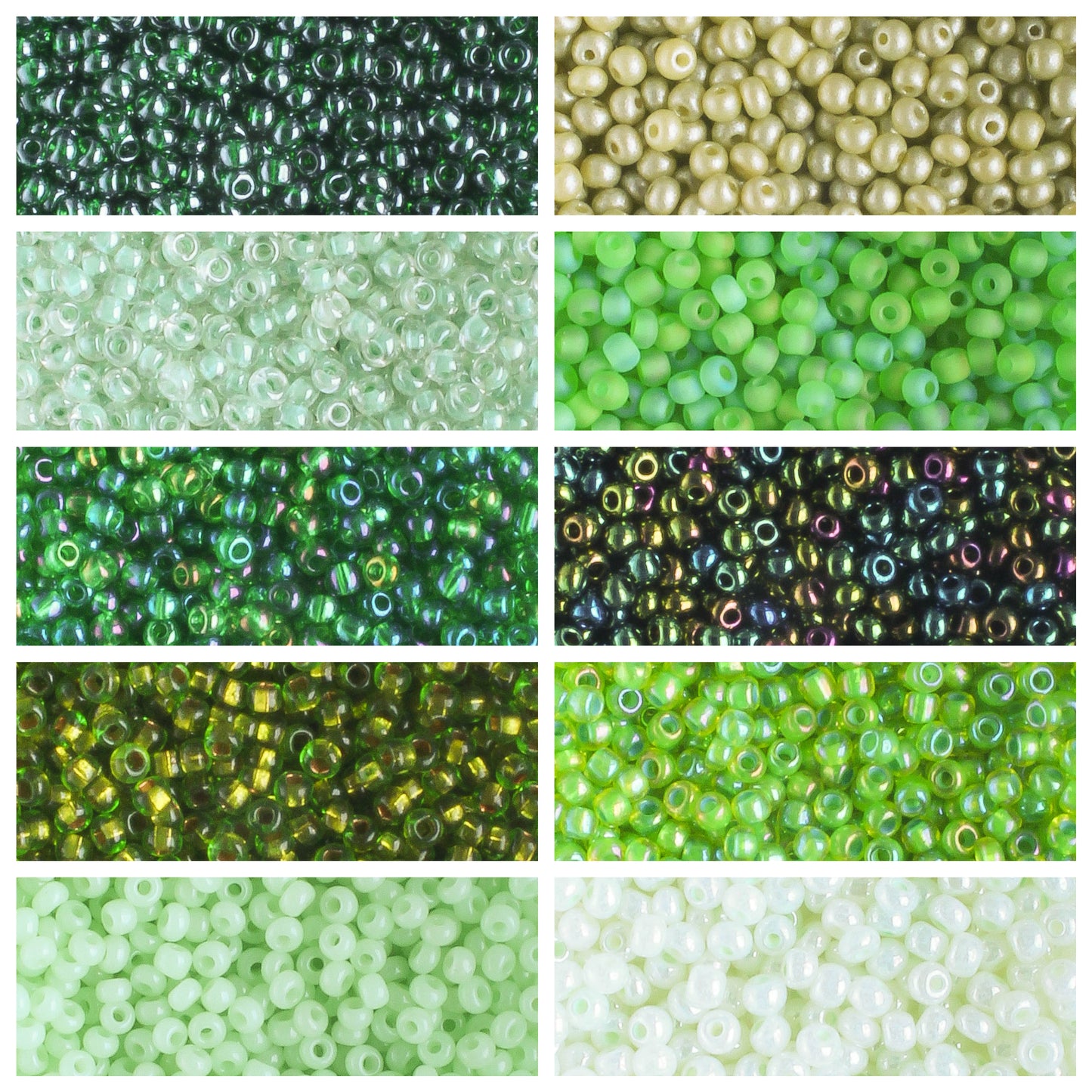 11/0 Czech Seed Bead Collection