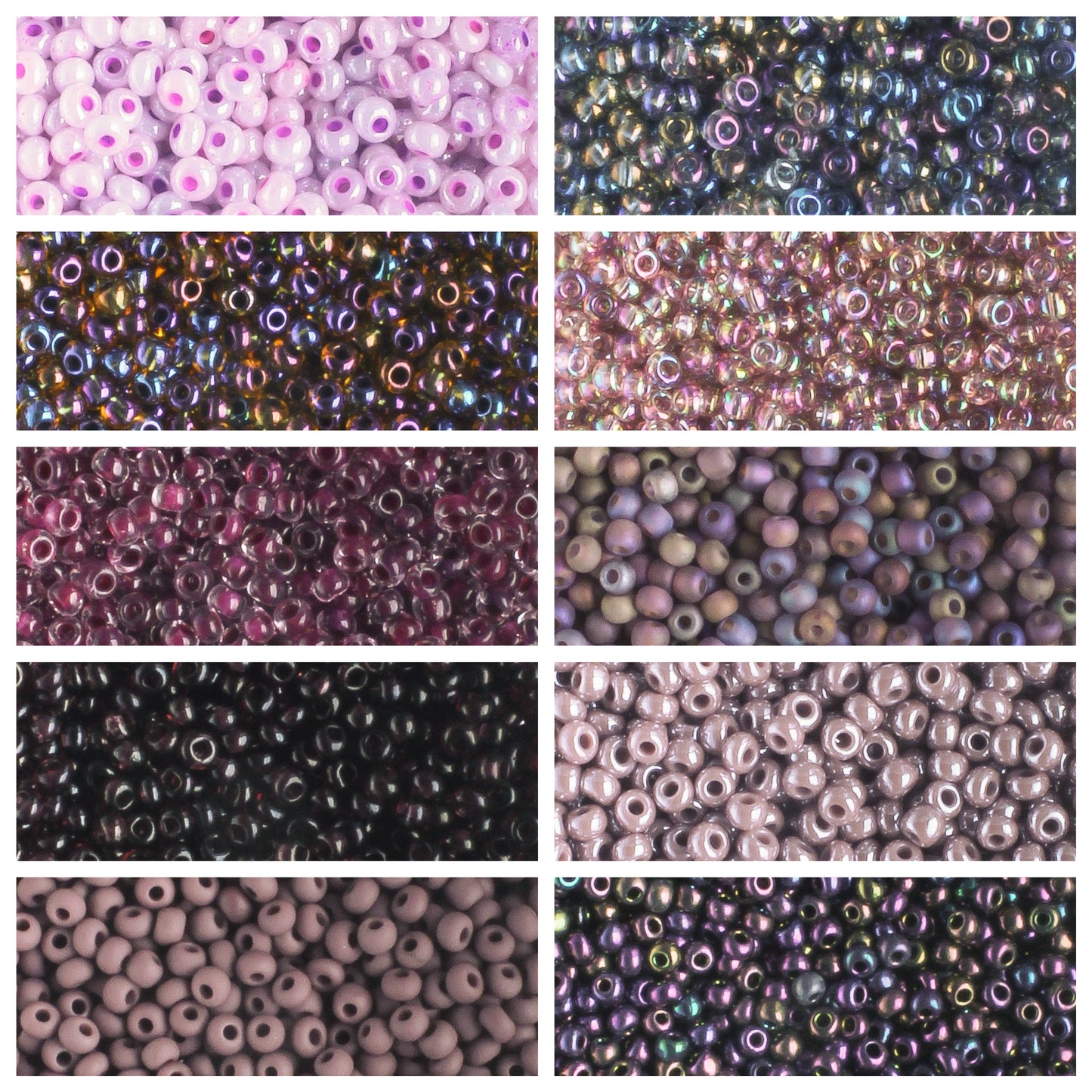 11/0 Czech Seed Bead Collection