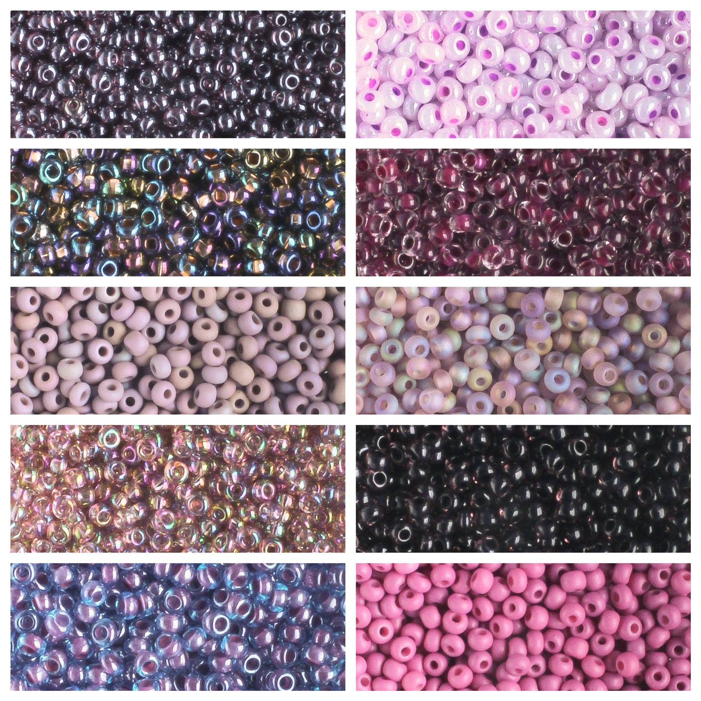 11/0 Czech Seed Bead Collection