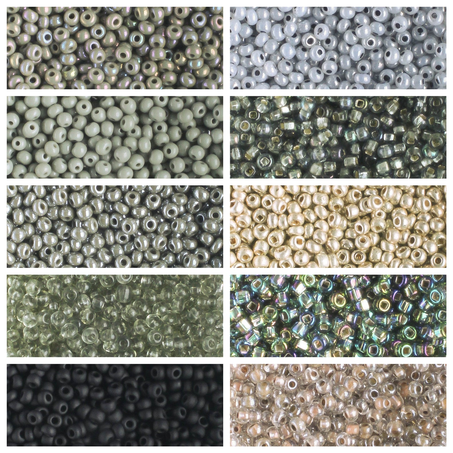 11/0 Czech Seed Bead Collection