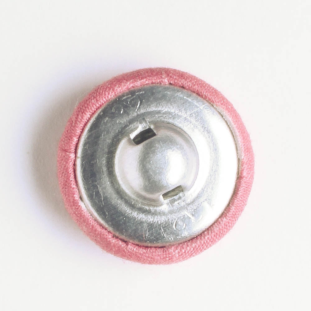 Fabric Covered Button - Pink Daydream