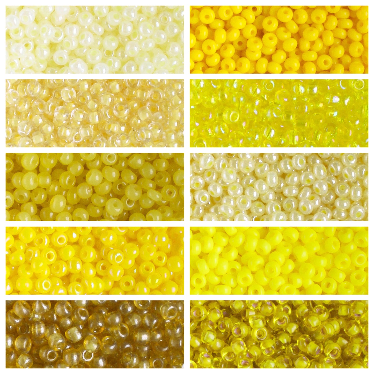 11/0 Czech Seed Bead Collection