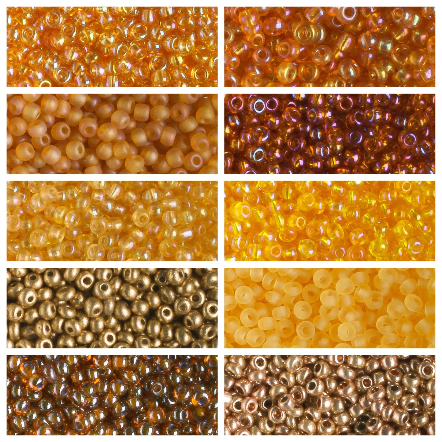 11/0 Czech Seed Bead Collection