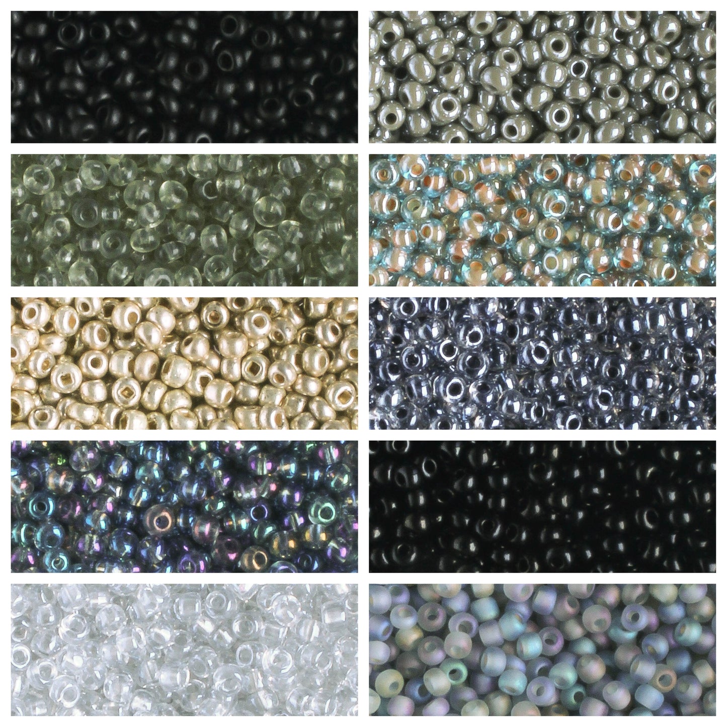 11/0 Czech Seed Bead Collection