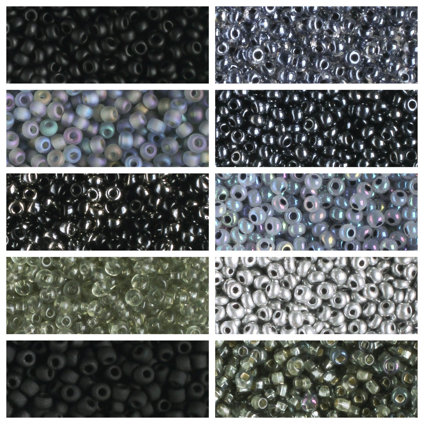 11/0 Czech Seed Bead Collection