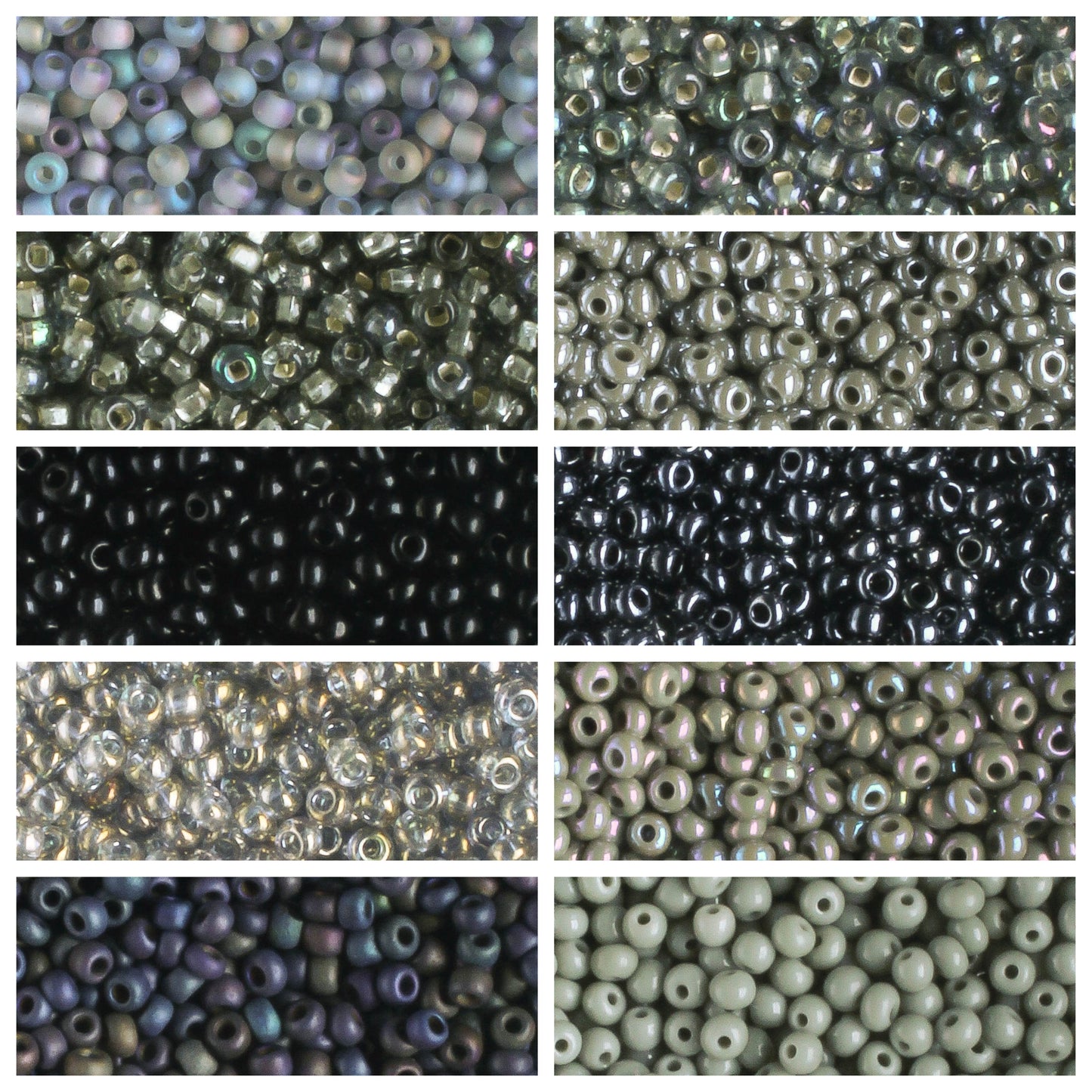 11/0 Czech Seed Bead Collection