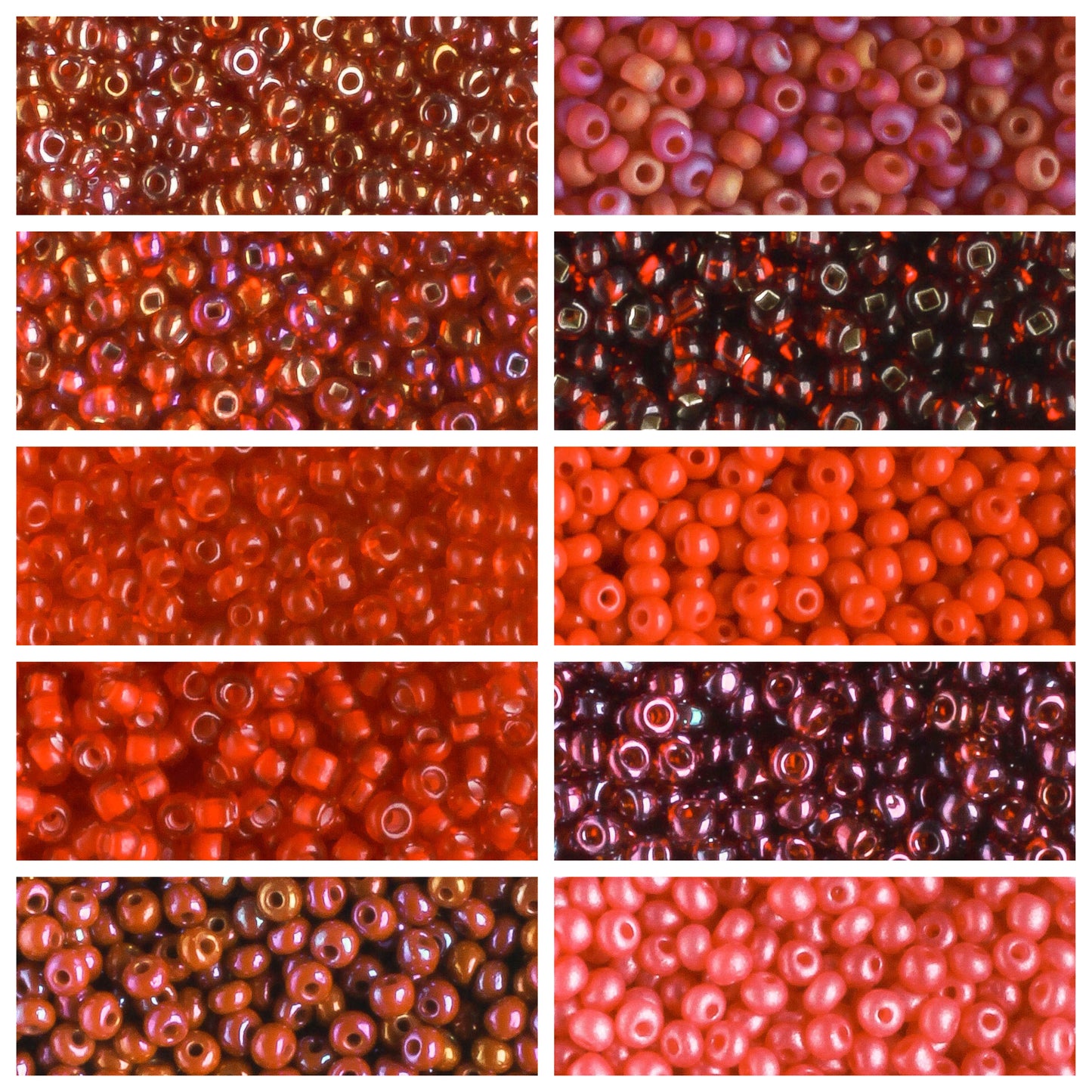 11/0 Czech Seed Bead Collection