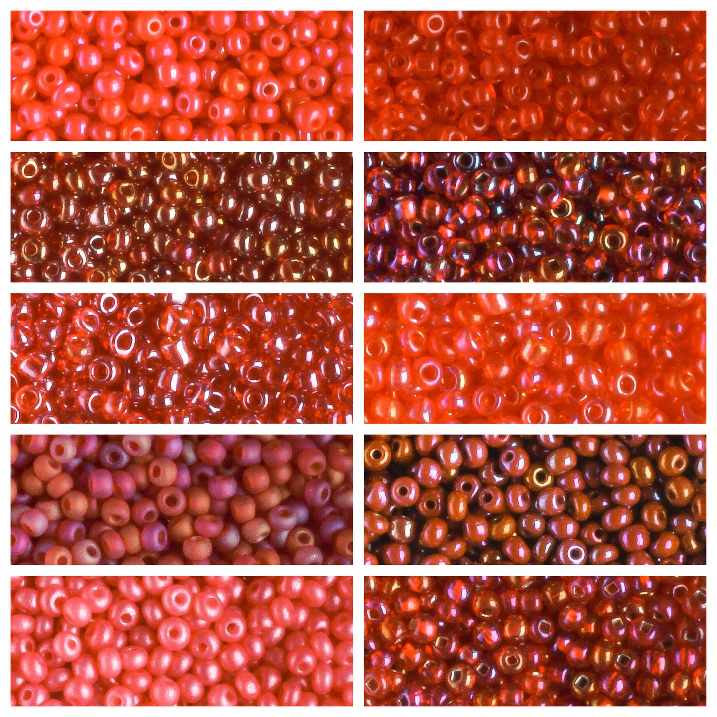 11/0 Czech Seed Bead Collection