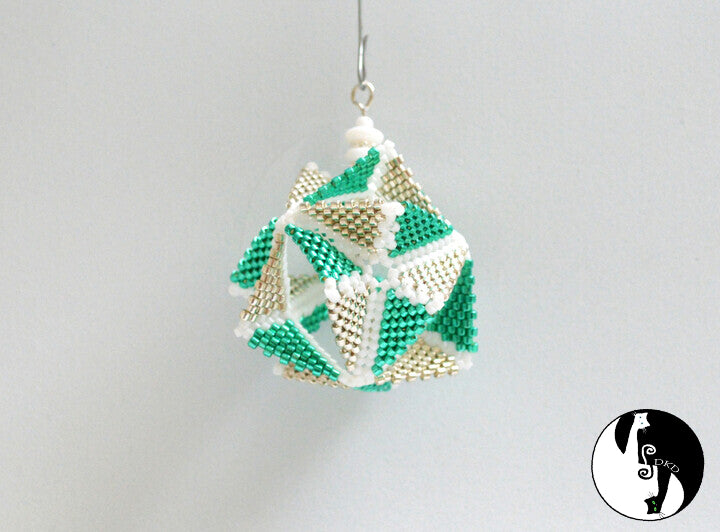 Irregular Hexagon 21 Bauble Pattern - PDF