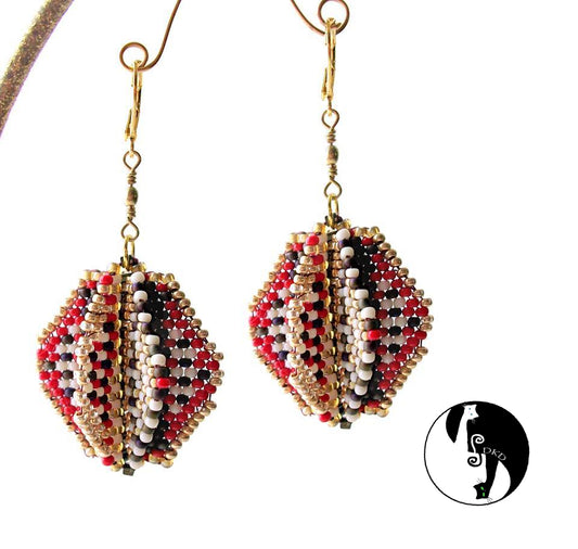 Spinnerz Earrings Pattern - PDF