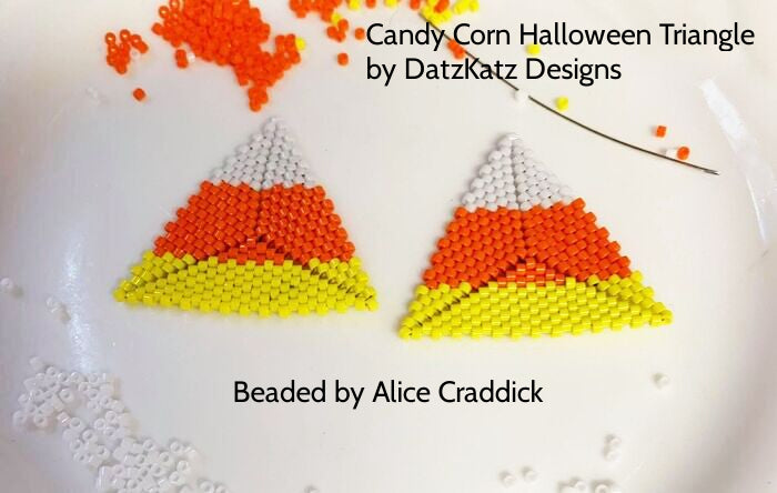 Candy Corn Triangle Pattern - PDF