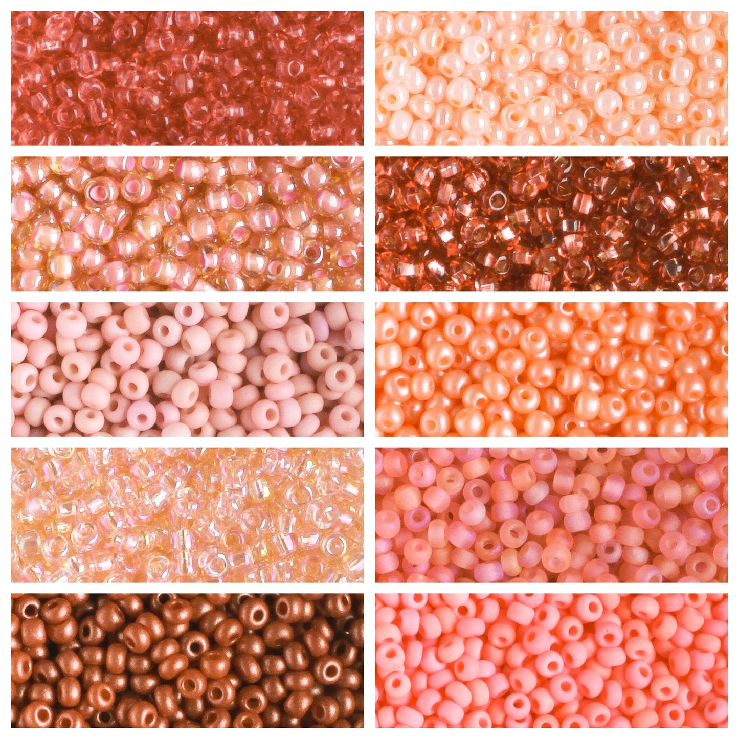 11/0 Czech Seed Bead Collection