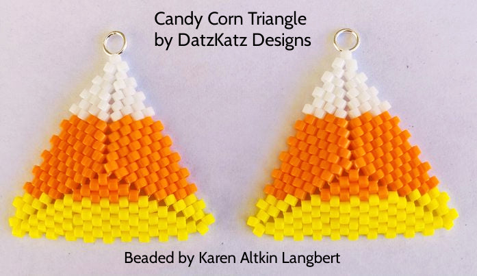 Candy Corn Triangle Pattern - PDF