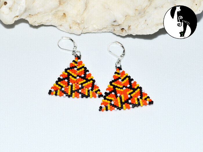 Lots of Candy Corn Triangle Pattern - PDF