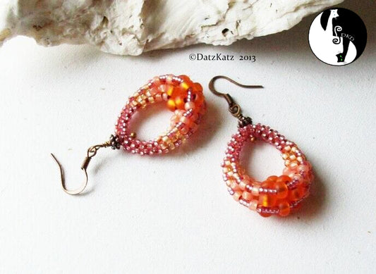 Obovato Earrings Pattern - PDF