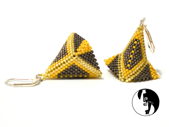 Peace Trumpet Earrings Pattern - PDF