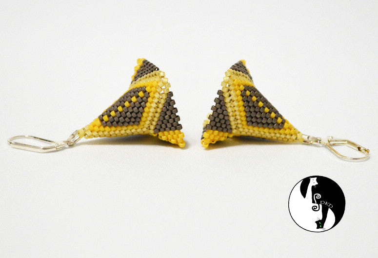 Peace Trumpet Earrings Pattern - PDF