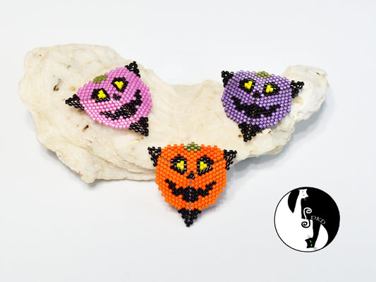 Toothy Pumpkin Triangle Pattern - PDF