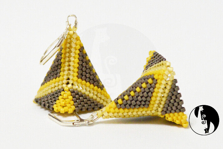 Peace Trumpet Earrings Pattern - PDF