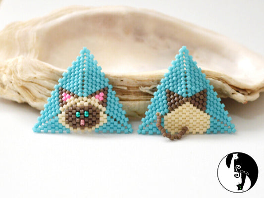 Siamese Cat Triangle Pattern - PDF