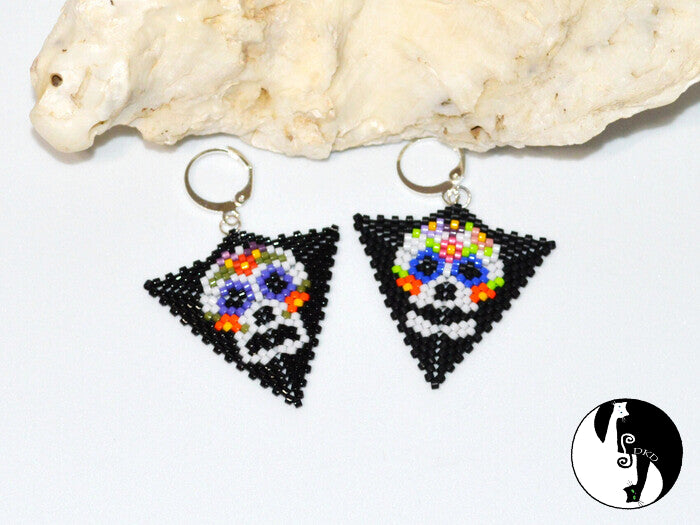 Sugar Skull Triangle Pattern - PDF