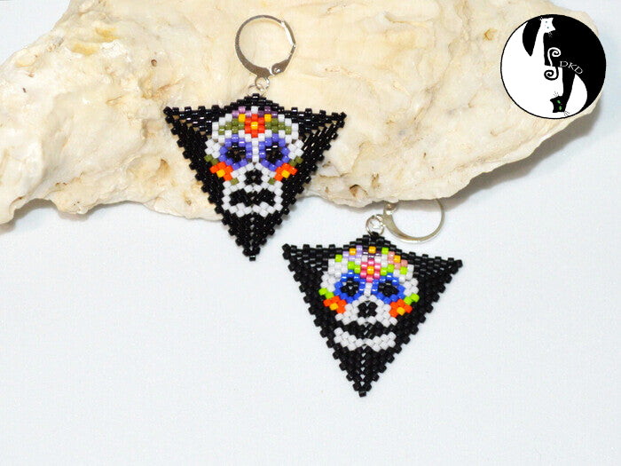 Sugar Skull Triangle Pattern - PDF