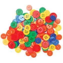 Button Primary Assortment - qty 140