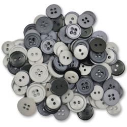 Button Cloudy Assortment - qty 140