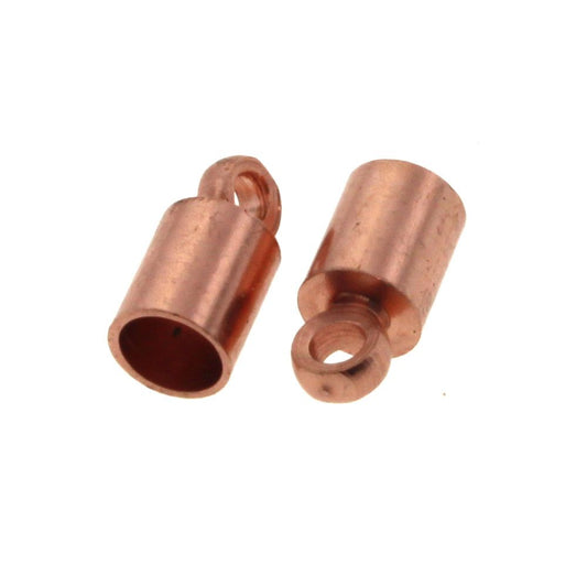 Cord End Copper 3mm - pair