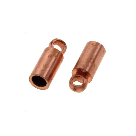 Cord End Copper 2mm - pair