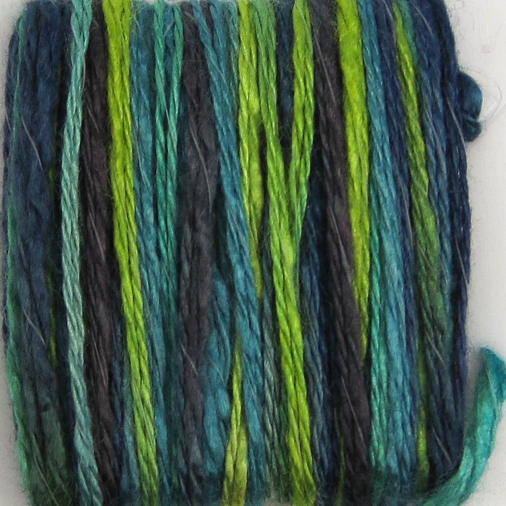 Hand Dyed 2 Ply Rayon Yarn - 6 Yard Bobbin